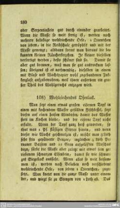 108. Wohlriechendes Ofenlack