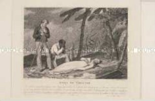 Tod Virginies (Illustration aus "Paul et Virginie")