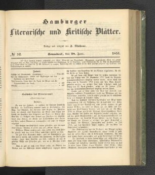 No. 52. 28. Juni 1851