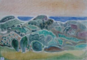 Böhmische Landschaft, Blick in die Ebene