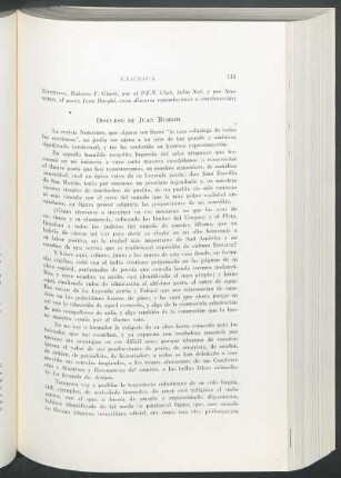 Discurso de Juan Burghi