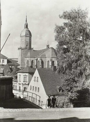 Annaberg-Buchholz, Blick zur Stadtkirche Sankt Annen
