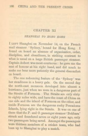 Chapter XI. Shanghai to Hong Kong