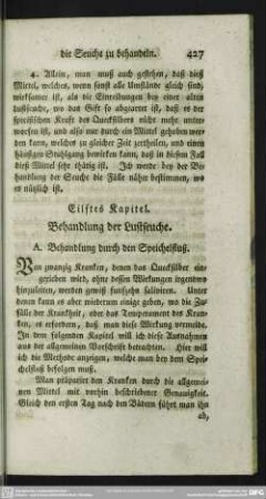 Eilftes Kapitel. Behandlung der Lustseuche