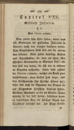 Capitel VII. Giftlose Insecten