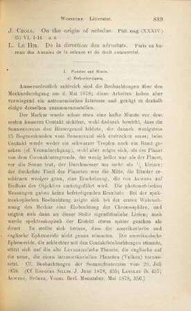 Die Fortschritte der Physik. 3. Abteilung, Kosmische Physik : dargest. von d. Physikalischen Gesellschaft zu Berlin, 34. 1878 (1884)