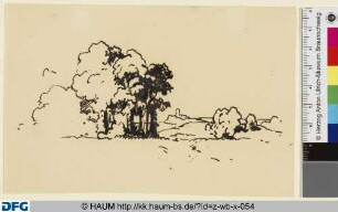 Landschaft mit Bäumen