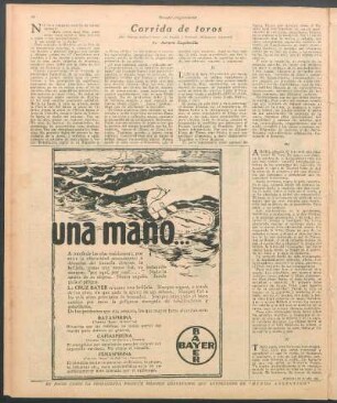 Corrida de toros : (De "Tierras Nobles", viajes por España y Portugal, últimamente aparecido)