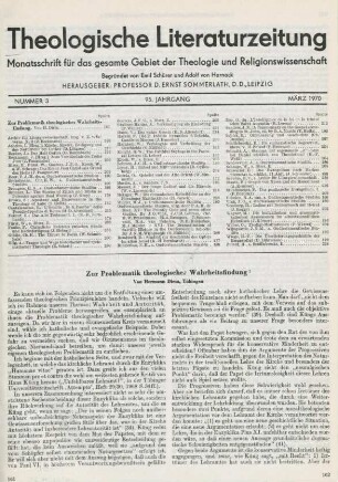 161-172 Zur Problematik theologischer Wahrheitsfindung