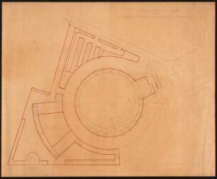 Sporthalle, Berlin: Projekt II, Lageplan 1:500
