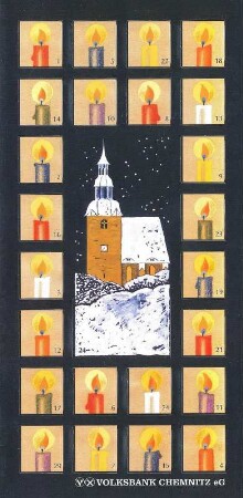 Adventskalernder "Stiftskirche Ebersdorf (Chemnitz)"
