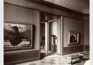 Blick in die Ausstellung der Nationalgalerie, 1. Saal