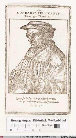 Bildnis Conrad Pellicanus (eig. Kürsner)