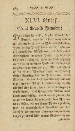 XLVI. Brief.