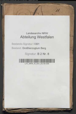 Provinzialkontributionskassenetat des Arrondissements Steinfurt