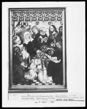 Zwölfbotenaltar, rechter Flügel: Marientod