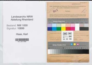 Entnazifizierung Karl Haas, geb. 05.01.1911 (Arzt)