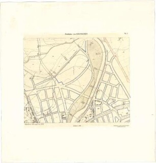 Fischer, Theodor; Kaufbeuren; Generalbaulinienplan - Stadtplan