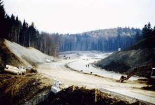 Einschnitt am Bauende