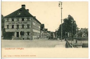 Leutkirch. Gasthof zum Pflug und Post