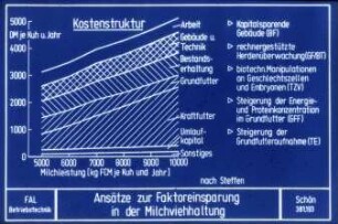 Ansätze zur Faktoreinsparung in der Milchviehhaltung