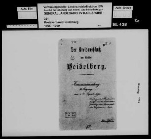 Vorbereitung und Durchführung der Kreisversammlung vom 5. April 1895 - 30. ordentliche Sitzung