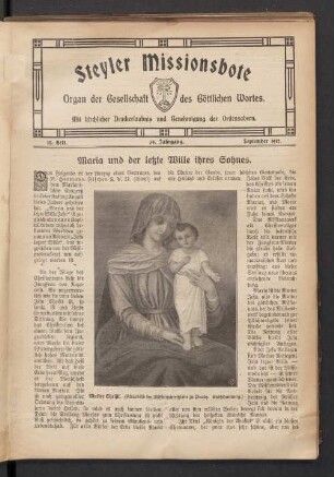 12. Heft. 39. Jahrgang. September 1912