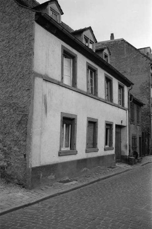Abriß von Häusern in der Markgrafenstraße im Rahmen der Altstadtsanierung.