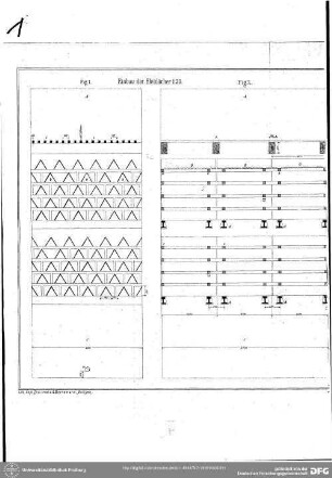Tafel II - Flugstaubcondensationsthürme der Köngl. Halsbrückner Schmelzhütte : Tafel II - Flugstaubkondensationstürme der Köngl. Halsbrückner Schmelzhütte