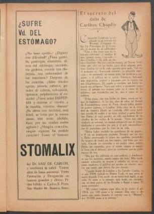 El secreto del éxito de Carlitos Chaplin