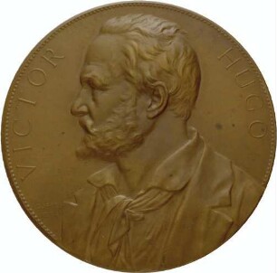 Medaille auf Victor Hugo
