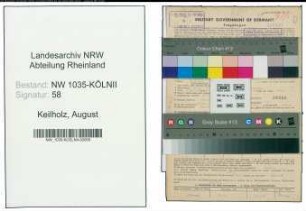 Entnazifizierung August Keilholz , geb. 21.02.1879 (Steiger)
