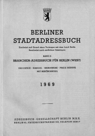 1969,2: Branchen-Adressbuch