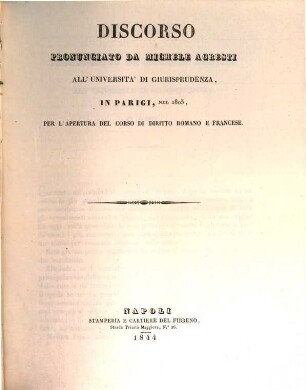 Decisioni delle gran corti, civili in materia di diritto, 3. 1844. - II. ed.