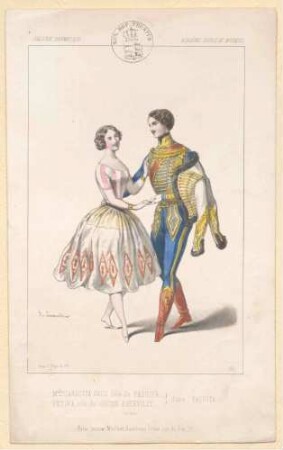 Kostümbilder aus "Galerie Dramatique": Academie Royale de Musique