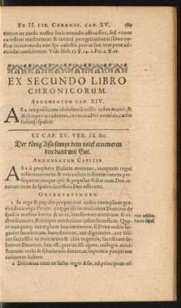Ex Secundo Libro Chronicorum.