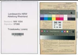 Entnazifizierung Lorenz Trzaskawka , geb. 06.08.1897 (Polizeibeamter)