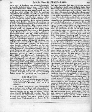 Jüngst, L. V.: Zweiter Cursus des Unterrichts in der Geographie. Bielefeld: Helmich 1832