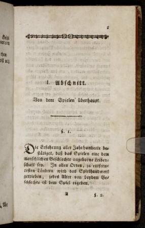 I. Abschnitt. - IV. Abschnitt.