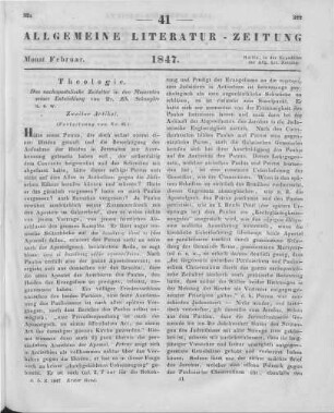 Schwegler, A.: Das nachapostolische Zeitalter in den Hauptmomenten seiner Entwicklung. Bd. 1-2. Tübingen: Fues 1846 (Fortsetzung von Nr. 40)