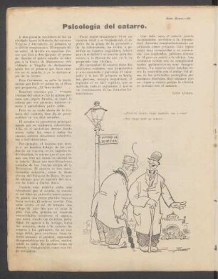Psicología del catarro.
