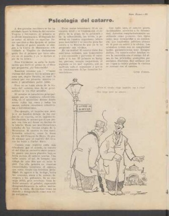 Psicología del catarro.