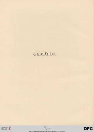 Gemälde (Nr. 183-213)