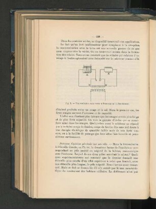 Fig. 5. - Transmission sans terre à l´antenne ni à l´excitateur.