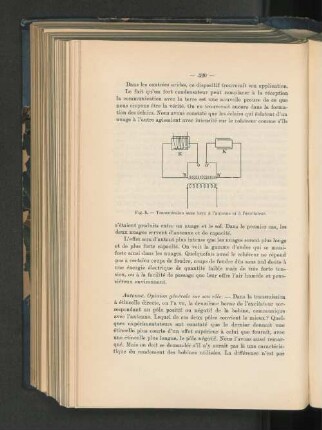 Fig. 5. - Transmission sans terre à l´antenne ni à l´excitateur.