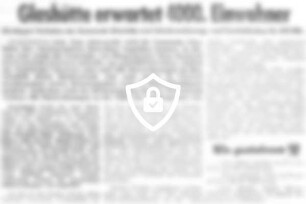 Glashütte erwartet 4000. Einwohner