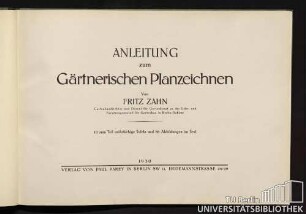 Anleitung zum gärtnerischen Planzeichnen