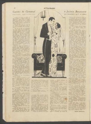 Cuento de Carnaval : Ilustrado expresamente para "Actualidades" por C. A. Senéz