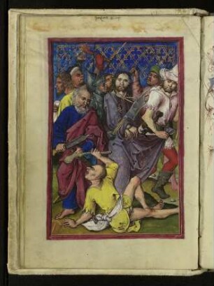 Miniatur: Gefangennahme Jesu