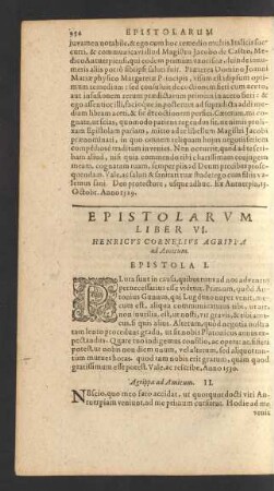 Epistolarvm Liber VI.